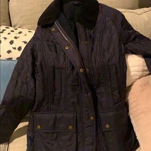 Barbour Navy Blue Quilted Jacket size 4 US